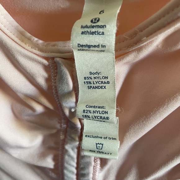Lululemon Athletica long sleeve with hood size 6 in Pink color - Picture 3 of 4